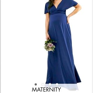 ASOS Multi-way Blue Maternity Dress